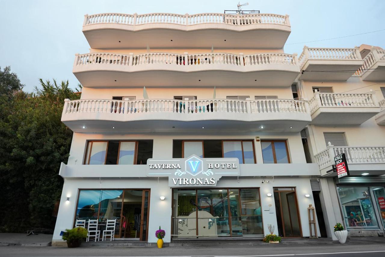 Vironas Hotel Himare Exteriör bild